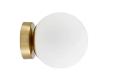 Applique da parete a sfera ottone FREDICA