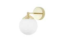 Applique dorata a sfera FINO W1