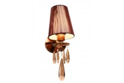 Applique lampada da parete Alessia W1 Ottone