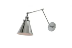 Applique lampada da parete Cromato con angolo di inclinazione regolabile