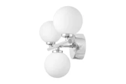 Applique lampada da parete di design MARSIADA W3 Cromato