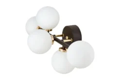 Applique lampada da parete di design MARSIADA W5 Nero Oro