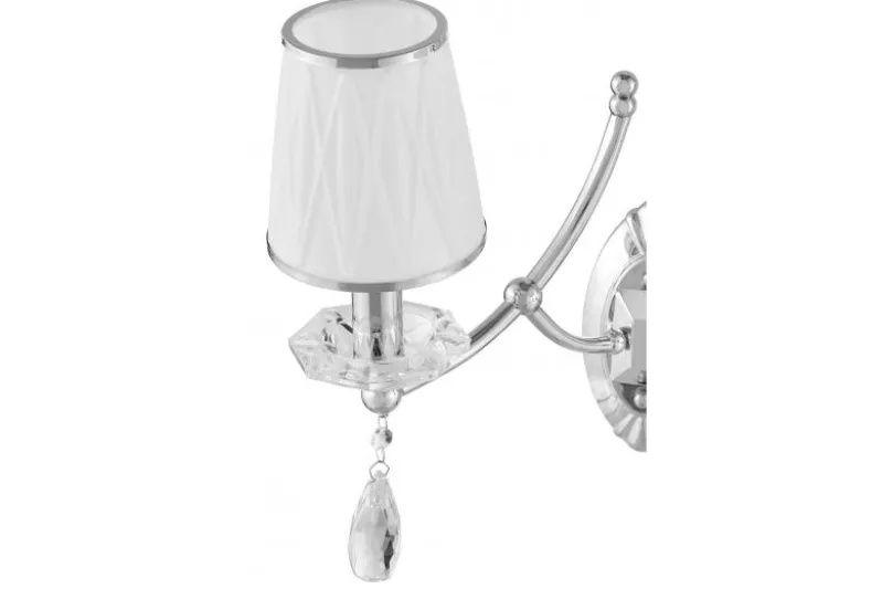 Applique lampada da parete Dominni W2 Cromato