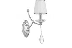 Applique lampada da parete Dominni W1 Cromo