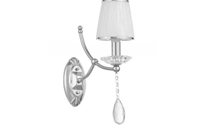 Applique lampada da parete Dominni W1 Cromo