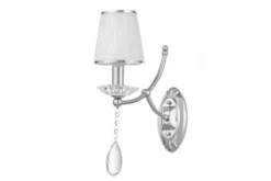 Applique lampada da parete Dominni W1 Cromo