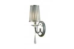 Applique lampada da parete FABIONE W1 Cromato