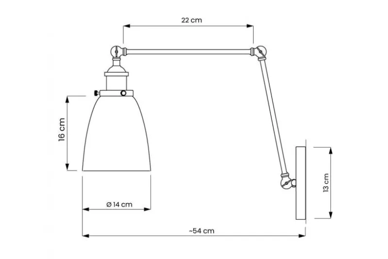 Applique lampada da parete Fabi PRO W2