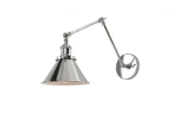 Applique lampada da parete GUBI W2 Cromato