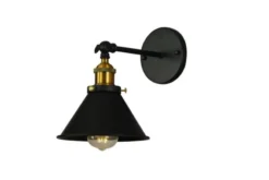 Applique lampada da parete GUBI W1 Nero