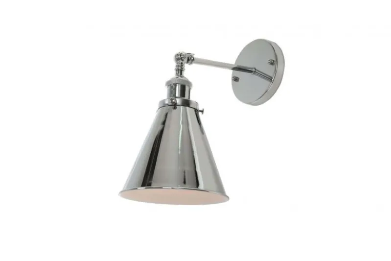 Applique lampada da parete RUBI W1 Cromato