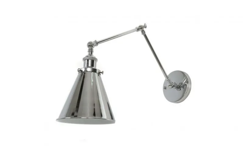Applique lampada da parete RUBI W2 Cromato