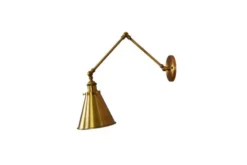 Applique lampada da parete RUBI W2 Ottone