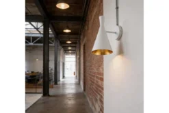 Applique lampada da parete stile industriale Foggi W1 Bianco