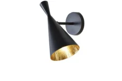 Applique lampada da parete stile industriale Foggi W1 Nero