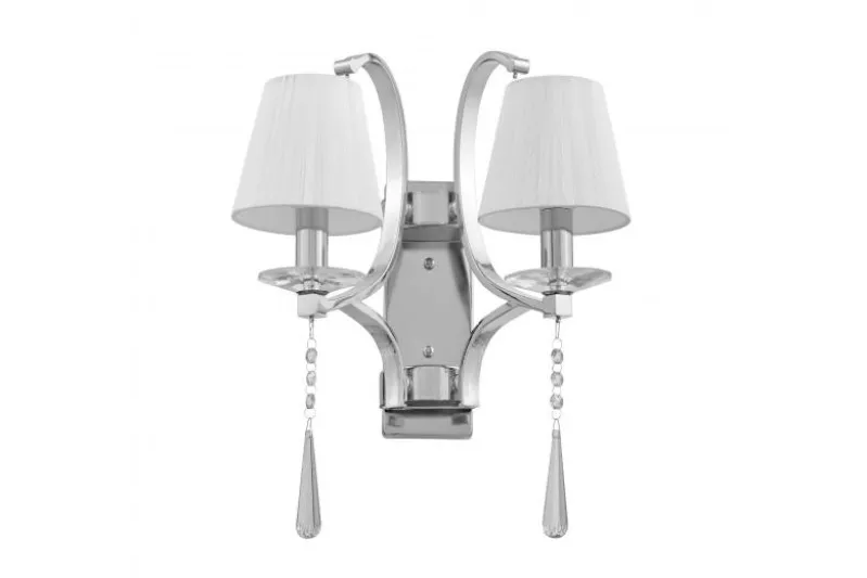 Applique lampada da parete VENISIA W2 Argento