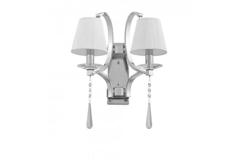Applique lampada da parete VENISIA W2 Argento