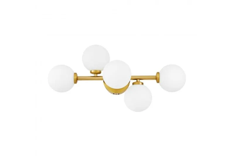 Applique moderna 5 sfere ottone MARSIADA W5