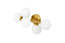 Applique moderna 5 sfere ottone MARSIADA W5