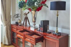 Armadietto 3 ante per ufficio o studio in stile classico PRESTIGE C635A