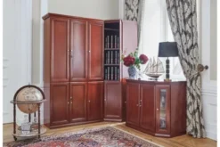 Armadio angolare ufficio classico PRESTIGE C710