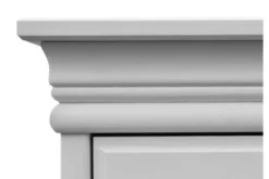 Armadio 3 ante legno massello bianco toscano shabby
