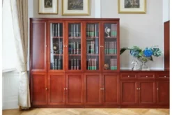 Armadio 3 ante per ufficio o studio in stile classico PRESTIGE C630A