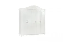 Armadio 5 ante Princess 893 colore Bianco