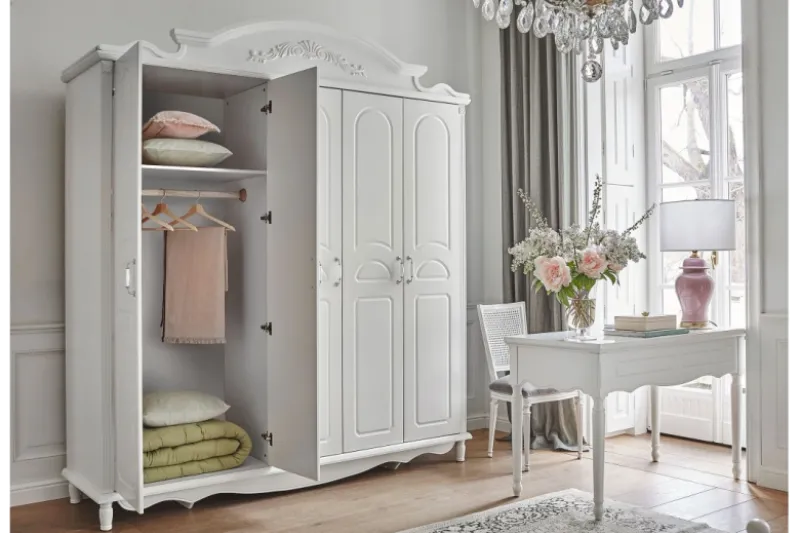 Armadio 5 ante Princess 893 colore Bianco