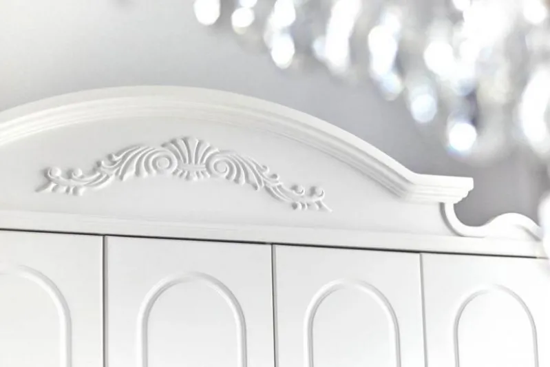 Armadio 5 ante Princess 893 colore Bianco