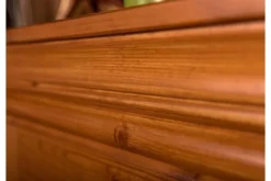 Armadio basso shabby toscano legno massello miele