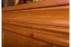 Armadio shabby legno massello miele 3 ante