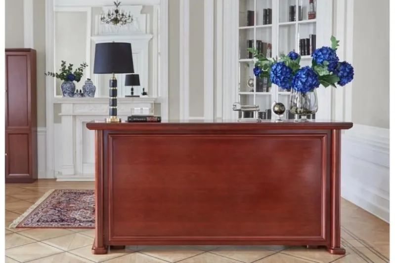 Bancone reception con scrivania classico 190 cm PRESTIGE D510
