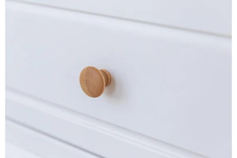 Cassettiera da ingresso legno massello di pino shabby country