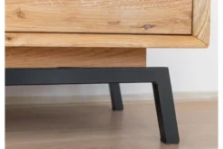 Cassettiera in rovere massello naturale oliato design moderno