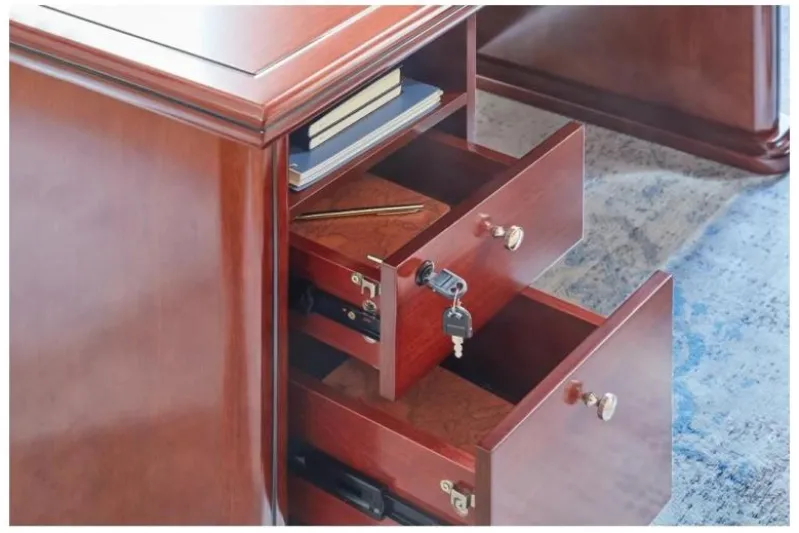 Cassettiera pensile 40 cm per scrivania ufficio classico Prestige