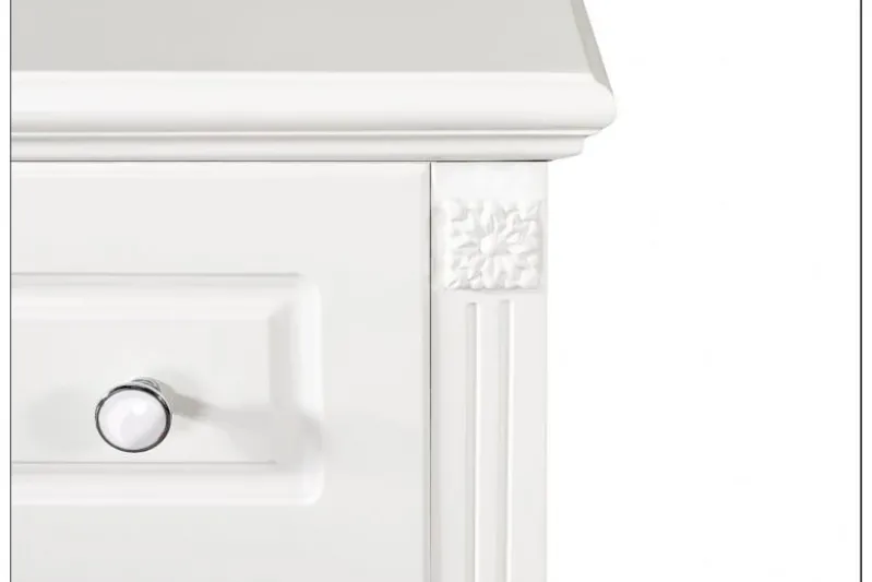Cassettiera stile provenzale 6 cassetti in legno PRINCESS 836-6B