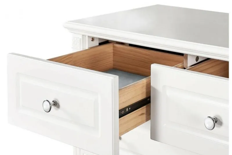 Cassettiera stile provenzale 6 cassetti in legno PRINCESS 836-6B