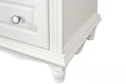 Cassettone provenzale 6 cassetti legno bianco PRINCESS 836-6A
