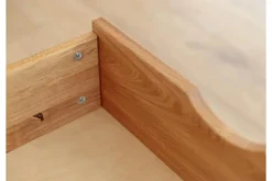 Comodino 1 cassetto in legno massello di rovere naturale