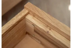 Comodino pensile design in rovere massello oliato naturale