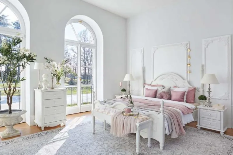 Comodino Princess 879 colore Bianco