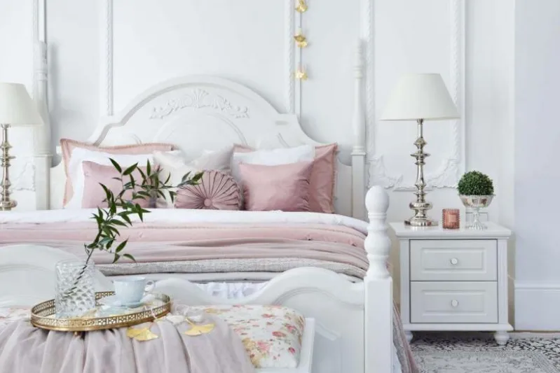 Comodino Princess 879 colore Bianco