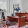 Completo ufficio PRESTIGE B810 con scrivania angolare 280 cm, librerie 200 cm, poltrona direzionale