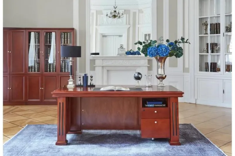 Completo ufficio PRESTIGE B610 in stile classico con scrivania 1,6 Metri