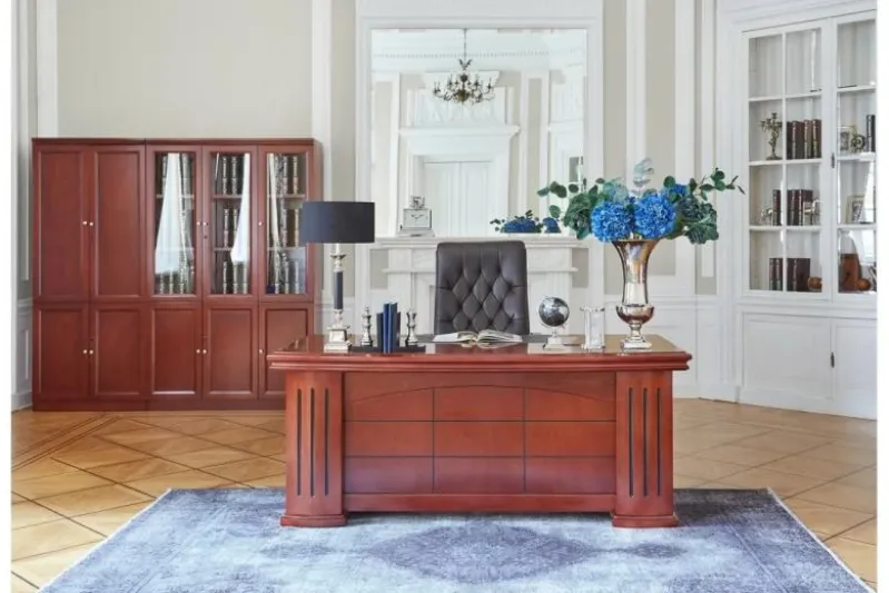 Completo ufficio PRESTIGE B610 in stile classico con scrivania 1,6 Metri