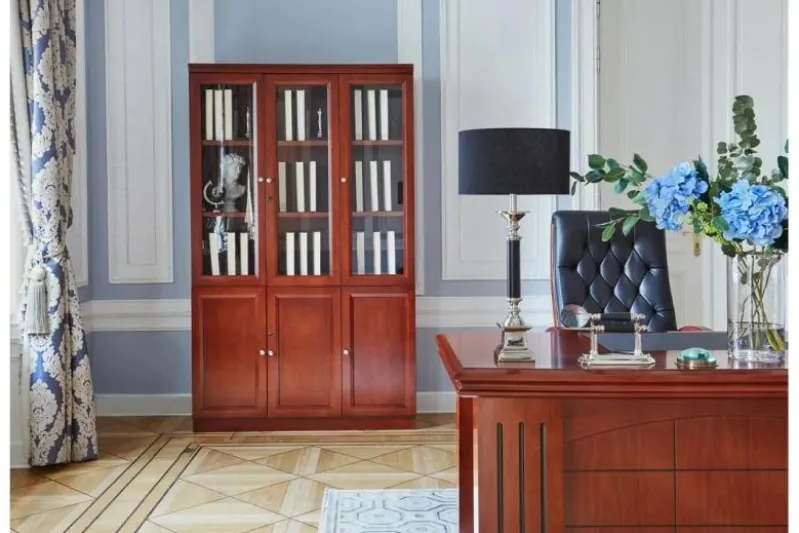 Completo ufficio PRESTIGE B610 in stile classico con scrivania 1,6 Metri