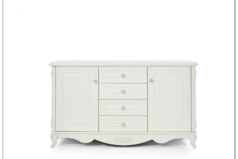 Credenza classica avorio in legno BELLA 992