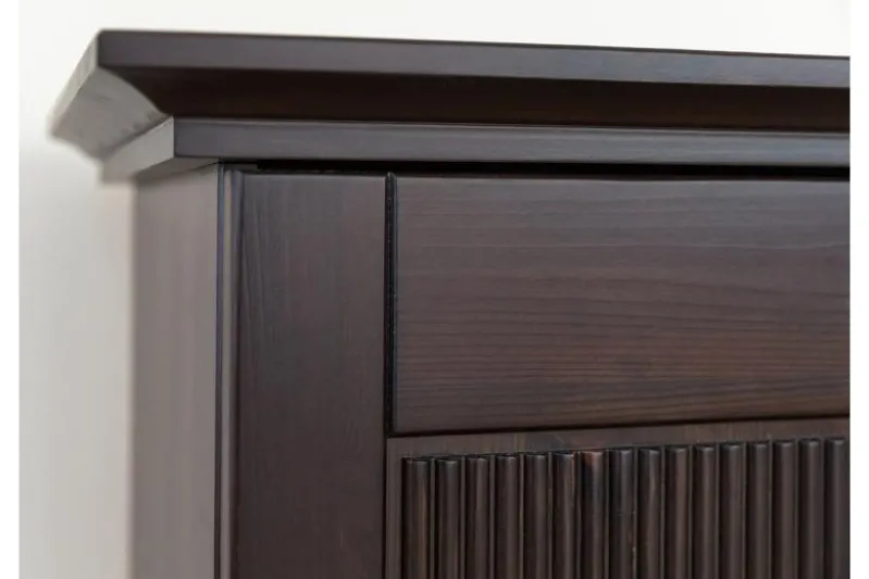 Credenza pino massello tabacco shabby classico Rosella