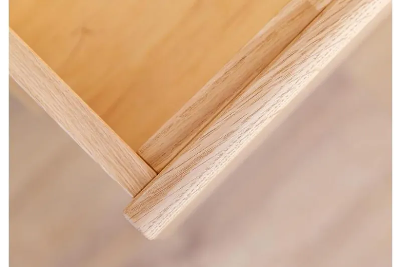 Credenzina 2 ante moderna in legno massello naturale